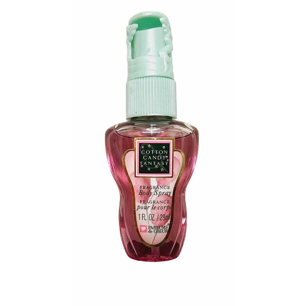 Rare Cotton Candy Fantasy 1.0‎ oz Fragrance Body Splash Parfums De Coeur Vintage